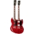 Harley Benton DC-Custom 612 Cherry + futerał